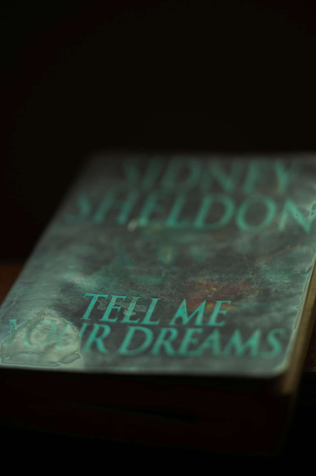 mystery book on table